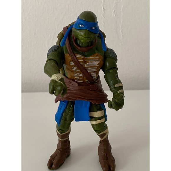 TMNT 2015 MICHELANGELO 2014 LEONARDO Action Figures No Weapons - Picture 2 of 16